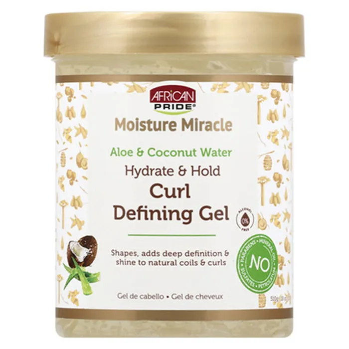 ژل حالتدهنده مو آفریکن پراید مدل Hydrate & Hold حجم 510 میلیلیتر