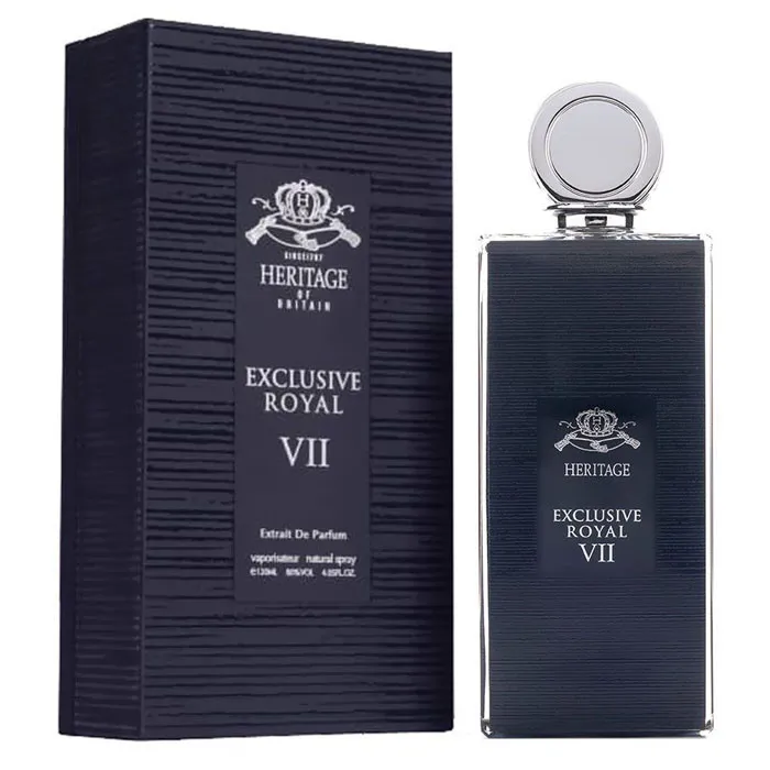 ادو پرفیوم مردانه هریتیج مدل EXCLUSIVE ROYAL VII با رایحه گرم و شیرین حجم 120 میلی لیتر - تصویر 2