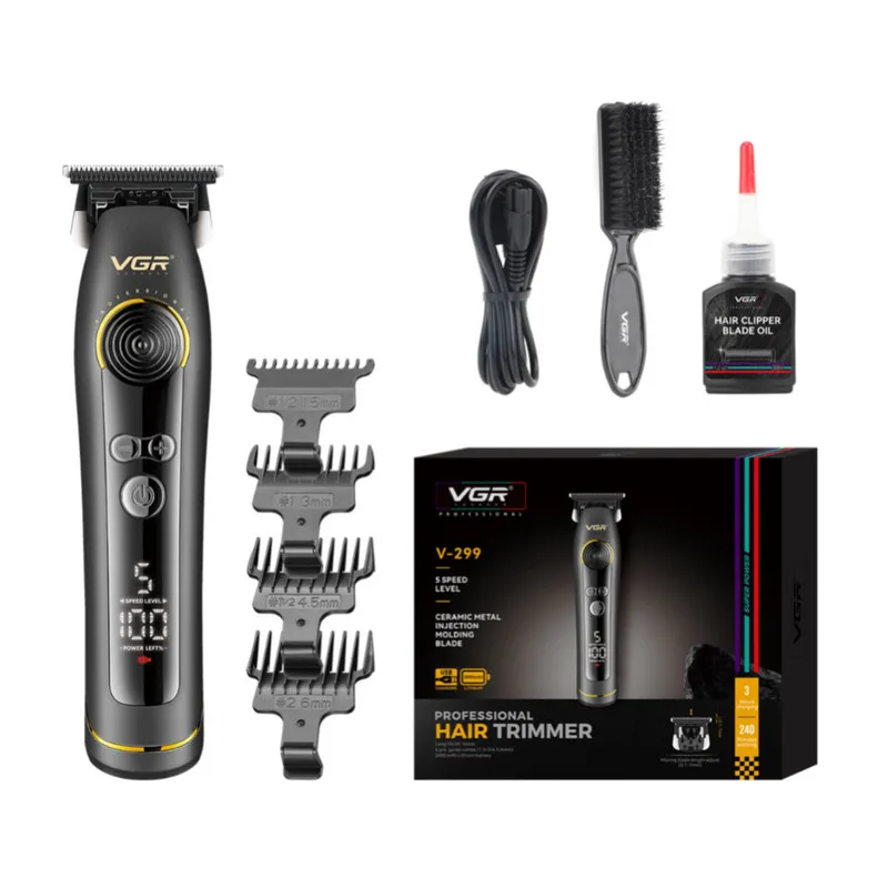 ماشین اصلاح موی سر و صورت شارژی وی جی ار مدل V-299 - تصویر 2