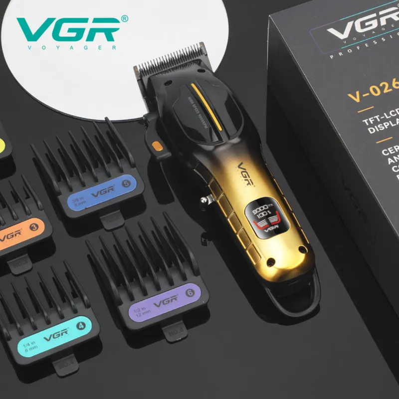ماشین اصلاح موی سر و صورت شارژی وی جی ار مدل V-026 - تصویر 5