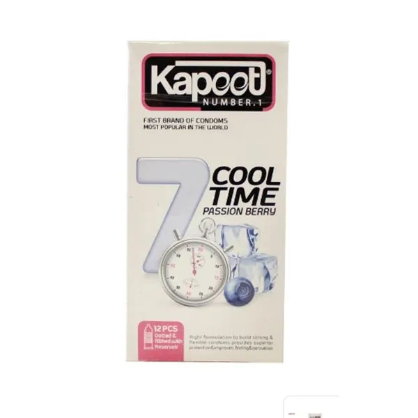 کاندوم تاخیری کاپوت مدل 7COOL TIME بسته 12 عددی به همراه کاندوم تاخیری کاپوت مدل MAX DELAY بسته 12 عددی - تصویر 2