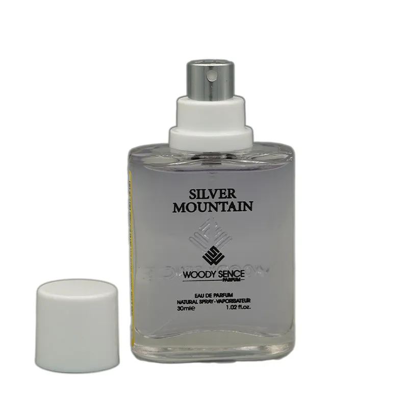 عطر جیبی مردانه وودی سنس مدل silver montian با رایحه خنک حجم 30 میلیلیتر - تصویر 2