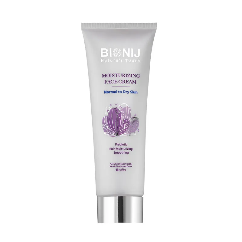 کرم مرطوبکننده صورت بیونیج مدل prebiotic مناسب برای پوست معمولی تا خشک حجم 50 میلیلیتر