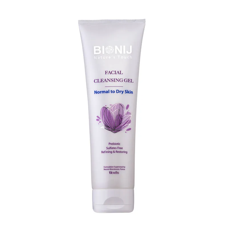 ژل شستشو صورت بیونیج مدل prebiotic مناسب برای پوست معمولی تا خشک حجم 150 میلیلیتر