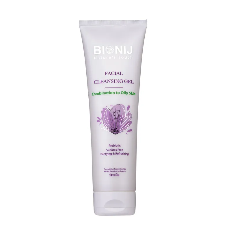 ژل شستشو صورت بیونیج مدل prebiotic مناسب برای پوست مختلط تا چرب حجم 150 میلیلیتر