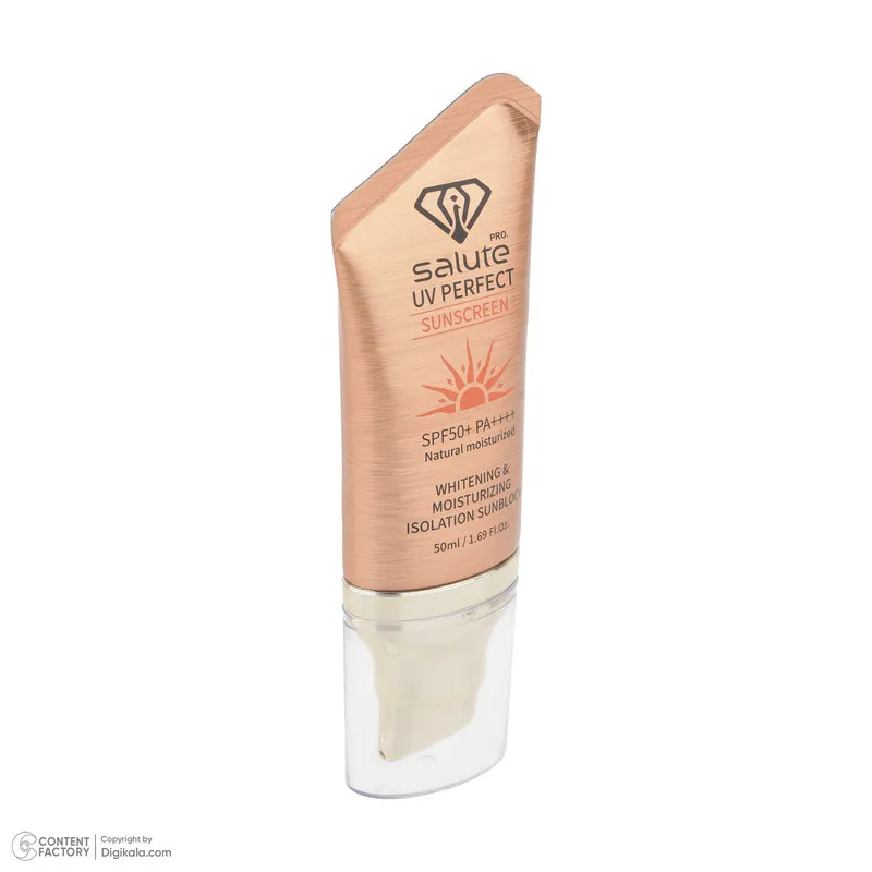 کرم ضد آفتاب بیرنگ صورت سالوته پرو SPF 50 مدل UV Perfect محافظ ++++PA مناسب برای انواع پوست حجم 50 میلیلیتر - تصویر 3