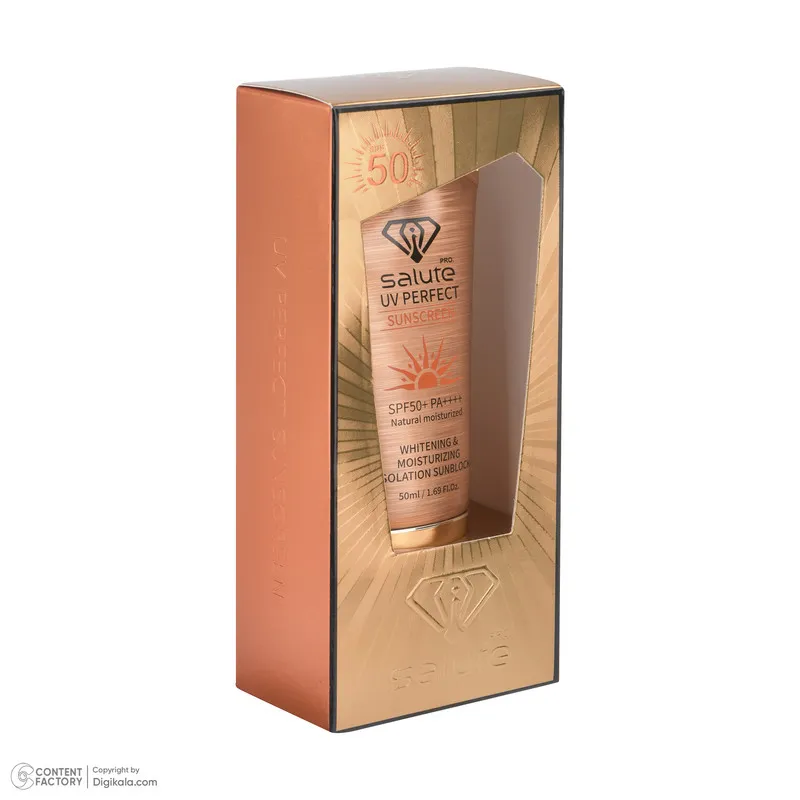 کرم ضد آفتاب بیرنگ صورت سالوته پرو SPF 50 مدل UV Perfect محافظ ++++PA مناسب برای انواع پوست حجم 50 میلیلیتر - تصویر 6