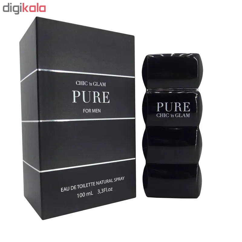 ادو تویلت مردانه چیک ان گلم مدل PURE حجم 100 میلی لیتر - تصویر 2