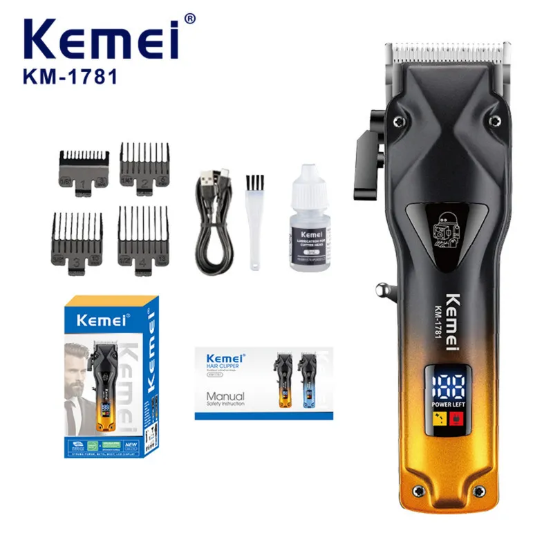 ماشین اصلاح موی سر و صورت شارژی کیمی مدل KM-1781 - تصویر 2