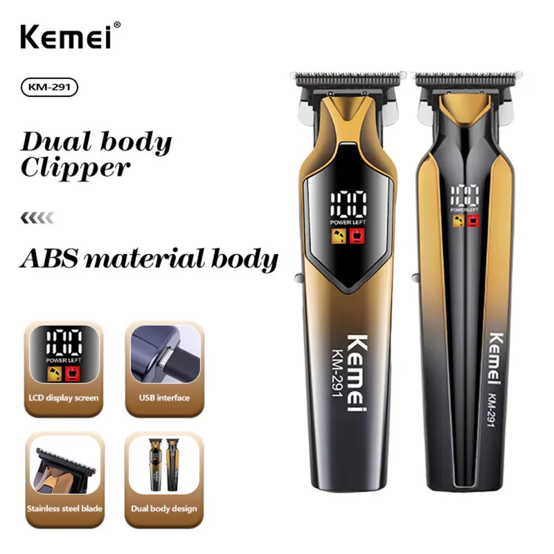 ماشین اصلاح موی سر و صورت شارژی کیمی مدل KM-291 - تصویر 4