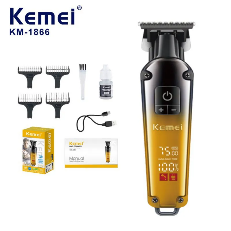ماشین اصلاح موی سر و صورت شارژی کیمی مدل KM-1866 - تصویر 3