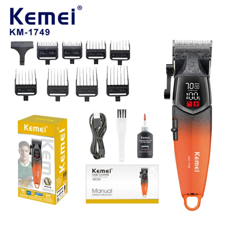 ماشین اصلاح موی سر و صورت شارژی کیمی مدل KM-1749 - تصویر 5