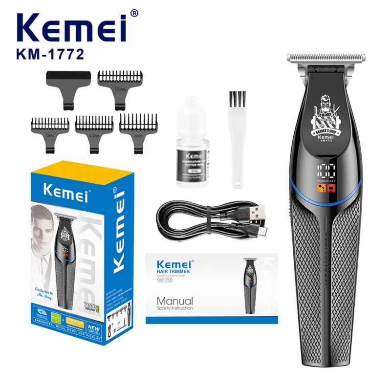 ماشین اصلاح موی سر و صورت شارژی کیمی مدل KM-1772 - تصویر 5