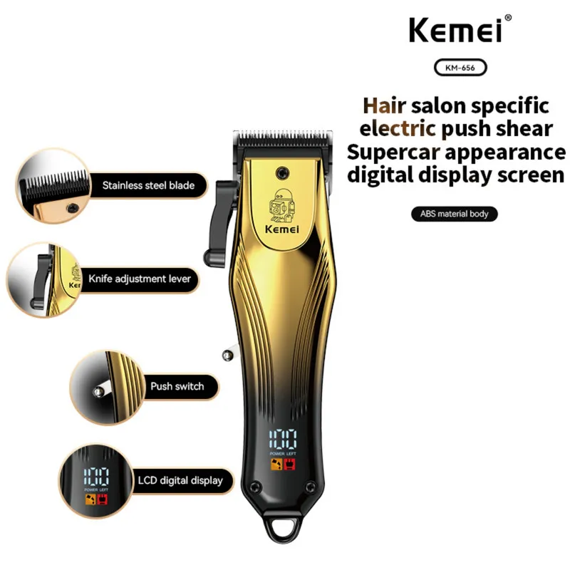 ماشین اصلاح موی سر و صورت شارژی کیمی مدل KM-656 - تصویر 2