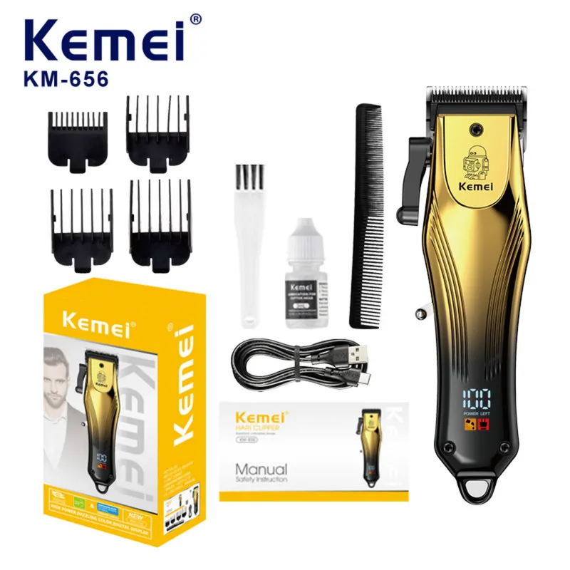 ماشین اصلاح موی سر و صورت شارژی کیمی مدل KM-656 - تصویر 5