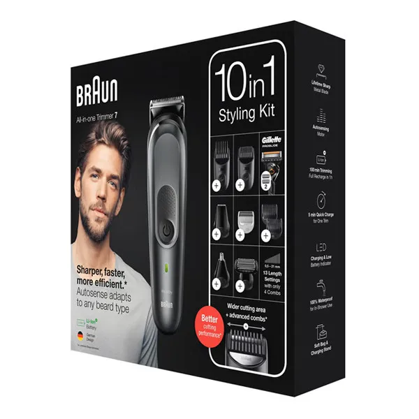 ماشین اصلاح موی سر و صورت شارژی براون مدل MGK7331 - تصویر 2