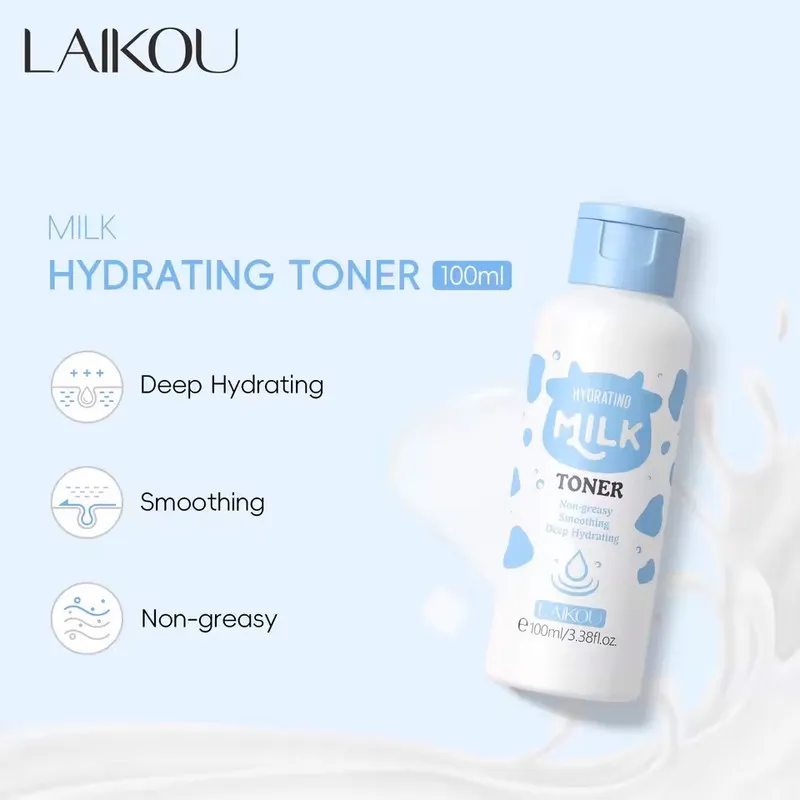 تونر پاک‌کننده صورت لاییکو مدل Milk مناسب برای پوست انواع پوست حجم 100 میلی‌لیتر - تصویر 4