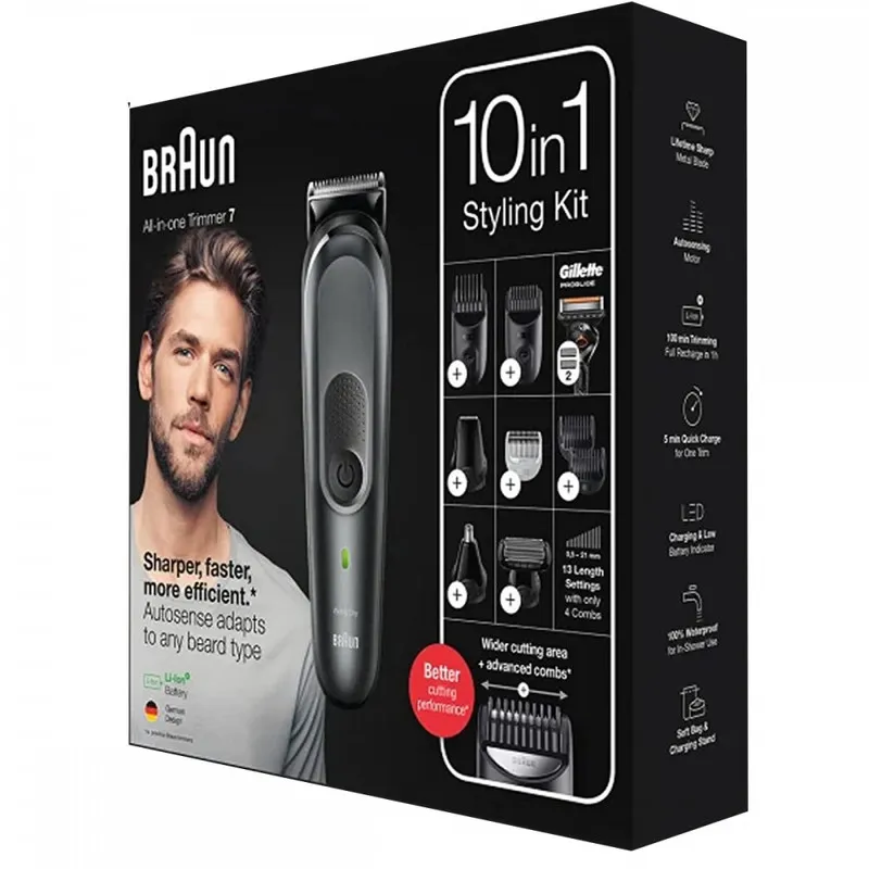 ماشین اصلاح موی سر و صورت شارژی  براون مدل MGK7331 - تصویر 5