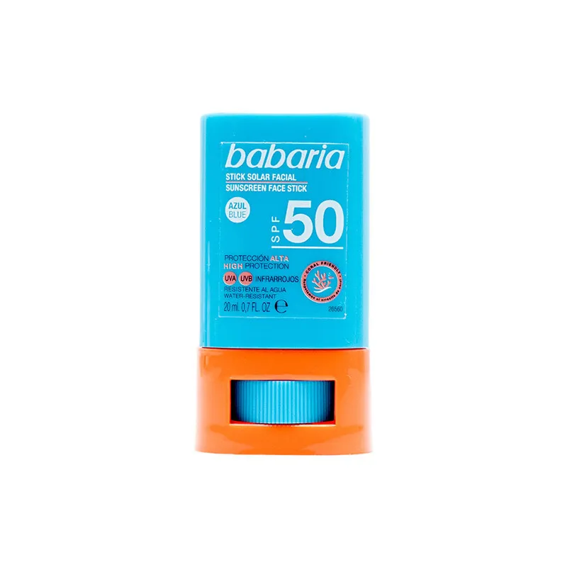 استیک ضد آفتاب بیرنگ باباریا SPF 50 مدل Protection Plus محافظ UVA و UVB مناسب انواع پوست حجم 20 میلیلیتر