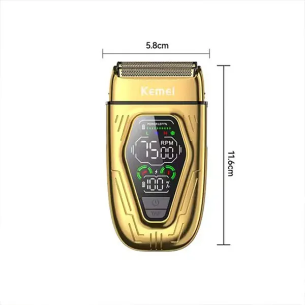 ماشین اصلاح موی صورت و بدن شارژی کیمی کد KM-T360 - تصویر 3