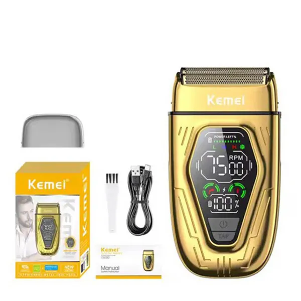 ماشین اصلاح موی صورت و بدن شارژی کیمی کد KM-T360 - تصویر 5