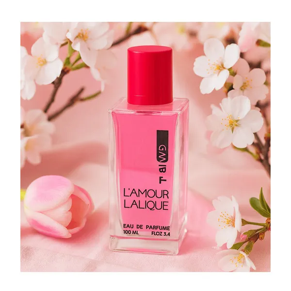 ادوپرفیوم زنانه گانیبال مدل lalique l'amour با رایحه معتدل حجم 100 میلی‌لیتر - تصویر 2