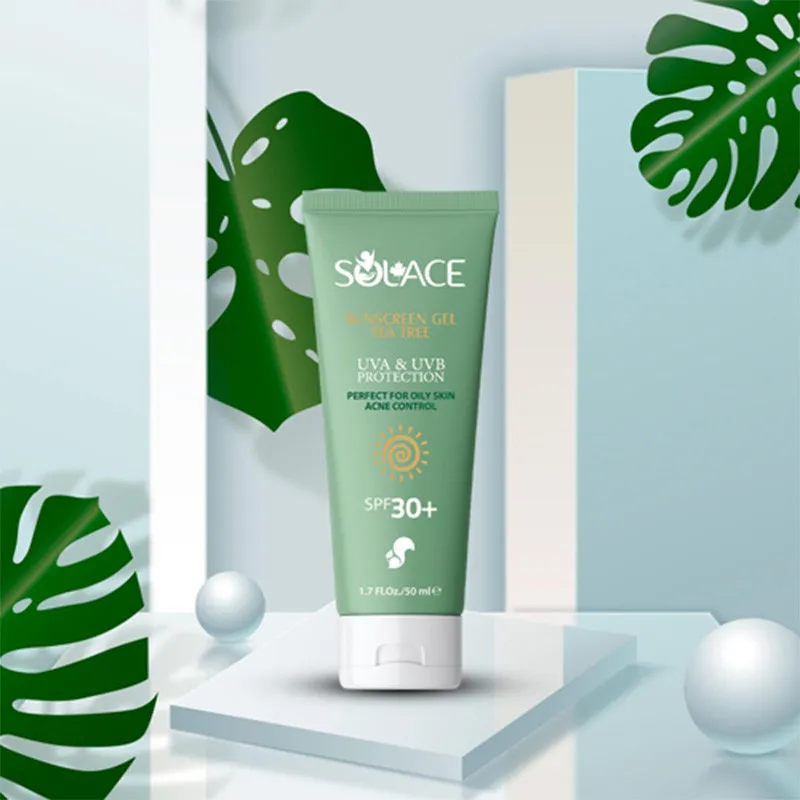 کرم ضد آفتاب بیرنگ صورت، گردن سولس SPF 30 مدل Tea Tree مناسب برای انواع پوست حجم 50 میلیلیتر - تصویر 2