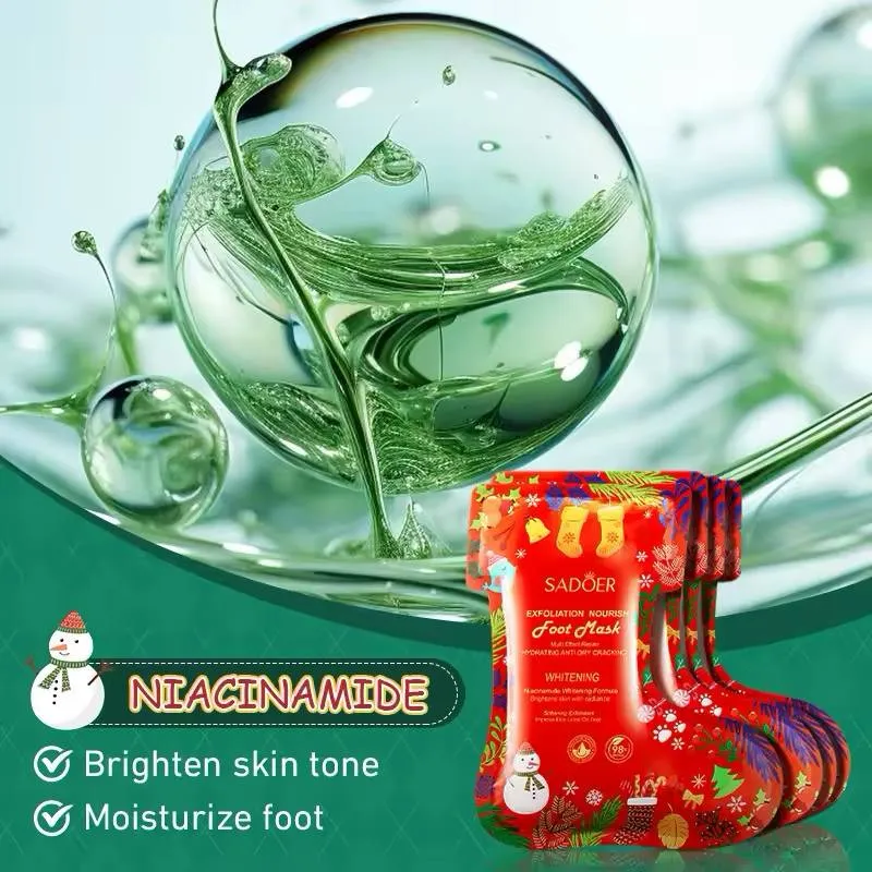 ماسک پا سادور مدل کریسمس با رایحه اقیانوس مناسب برای انواع پوست وزن 35 گرم - تصویر 4