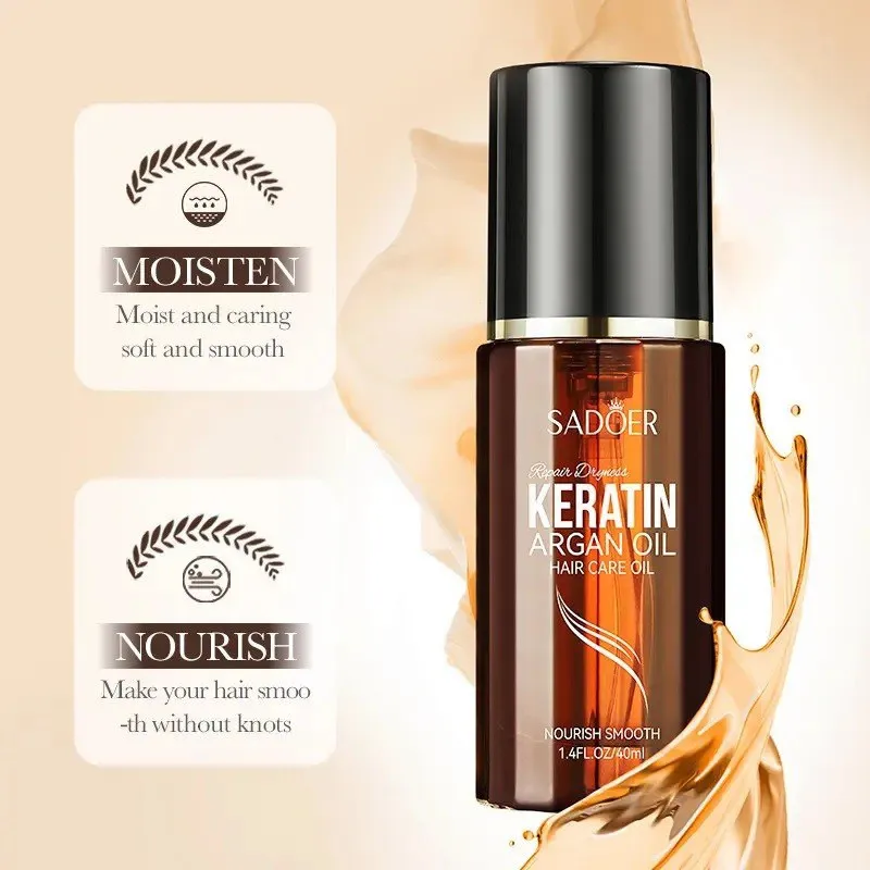 روغن آرگان تقویت کننده مو سادور مدل کراتین مناسب برای موهای آسیب دیده حجم 40 میلی لیتر - تصویر 2