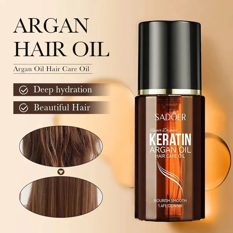 روغن آرگان تقویت کننده مو سادور مدل کراتین مناسب برای موهای آسیب دیده حجم 40 میلی لیتر - تصویر 3