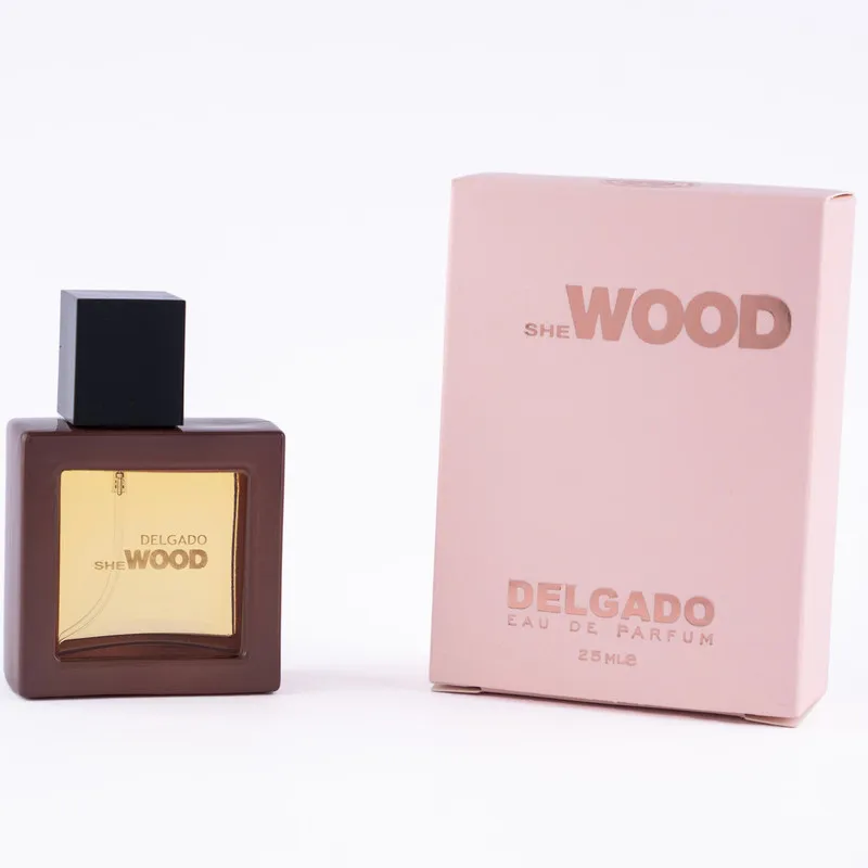 عطر جیبی زنانه دلگادو مدل شی وود با رایحه خنک حجم 25 میلیلیتر - تصویر 2