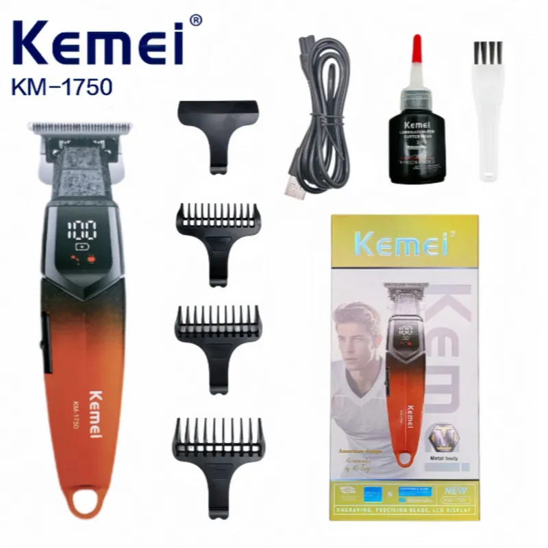 ماشین اصلاح موی سر و صورت شارژی کیمی مدل KM-1750 - تصویر 2