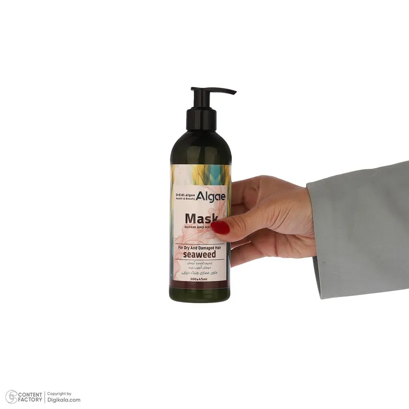ماسک ترمیم کننده مو دکتر عیدی آلگا مدل Seaweed مناسب برای موهای خشک و آسیب دیده حجم 300 میلیلیتر - تصویر 4
