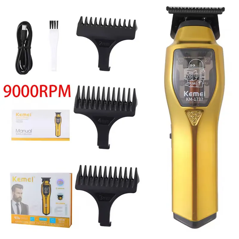 ماشین اصلاح موی سر و صورت شارژی کیمی مدل km-1737 - تصویر 6