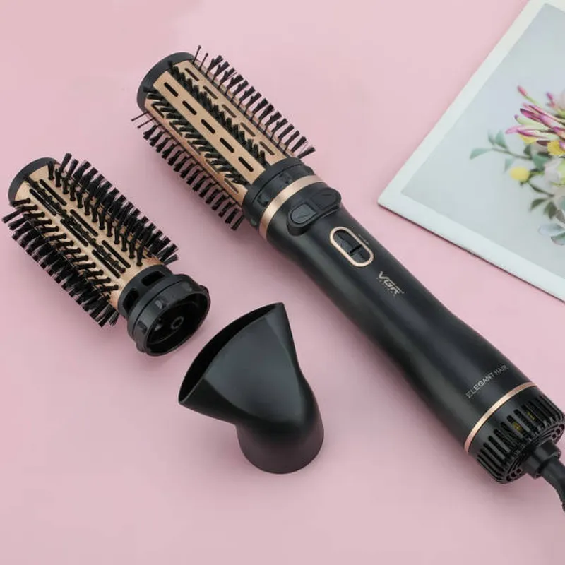 سشوار برسدار چرخشی 1000 وات وی جی ار مدل V-496 - تصویر 2