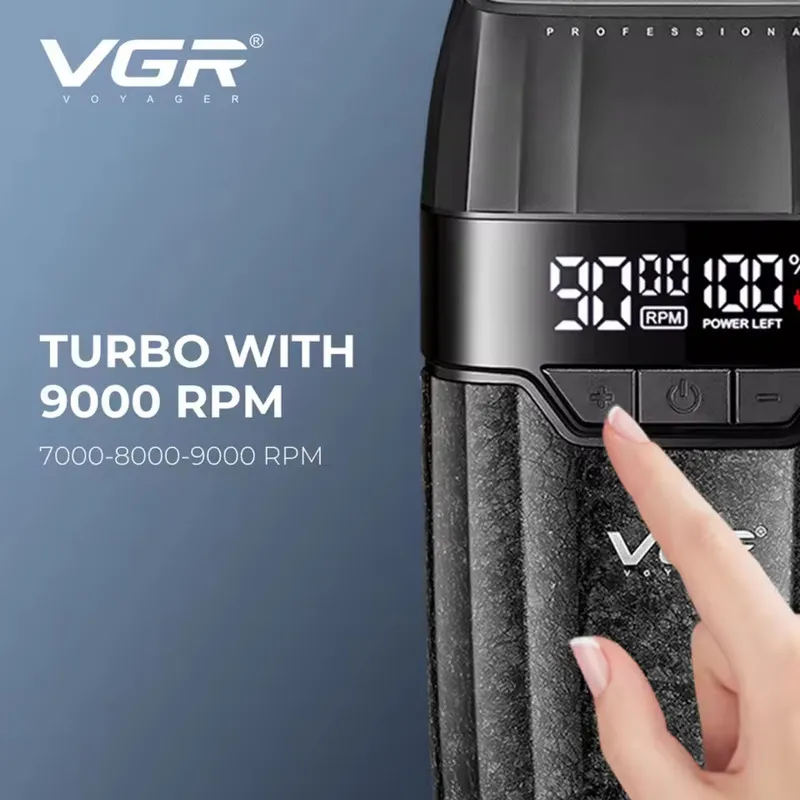 ماشین اصلاح موی سر و صورت شارژی وی جی ار مدل V-640 s3 مجموعه 3 عددی - تصویر 3