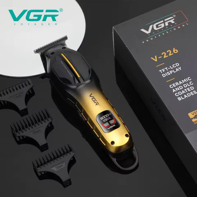ماشین اصلاح موی سر و صورت شارژی وی جی ار مدل V-226 - تصویر 3