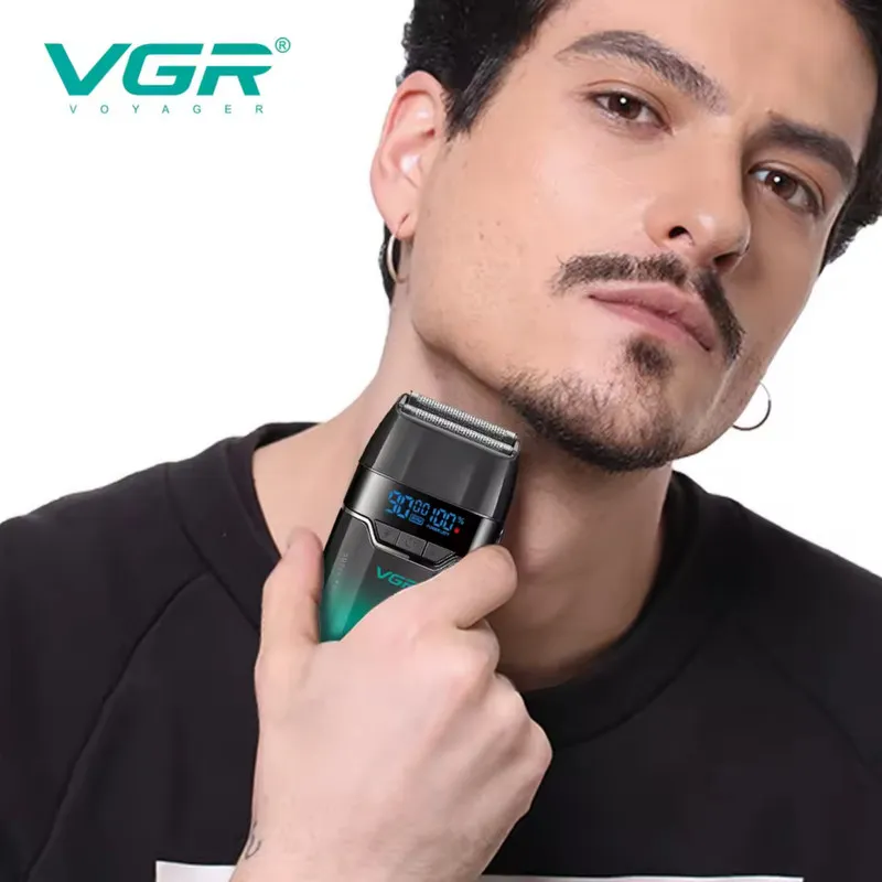ماشین اصلاح موی سر و صورت شارژی وی جی ار مدل V-308 - تصویر 6