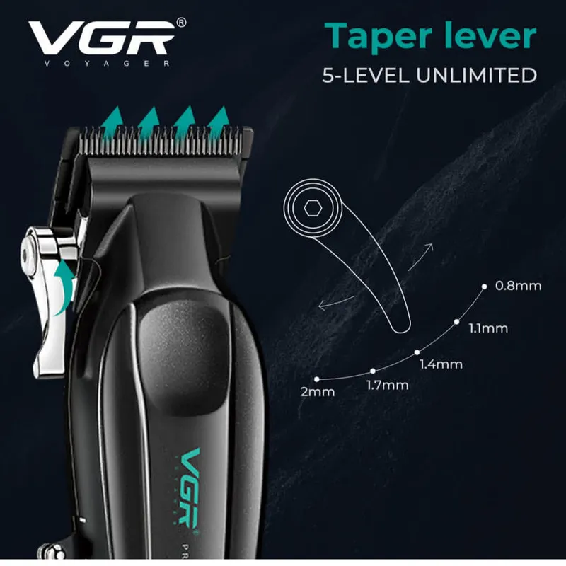 ماشین اصلاح موی سر و صورت شارژی وی جی ار مدل V-662 - تصویر 6