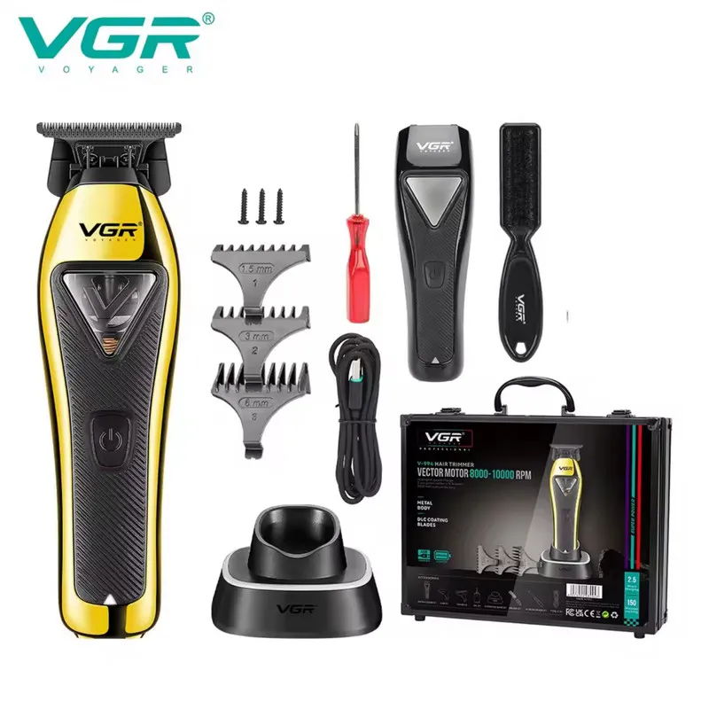 ماشین اصلاح موی سر و صورت شارژی وی جی ار مدل V-994 - تصویر 3