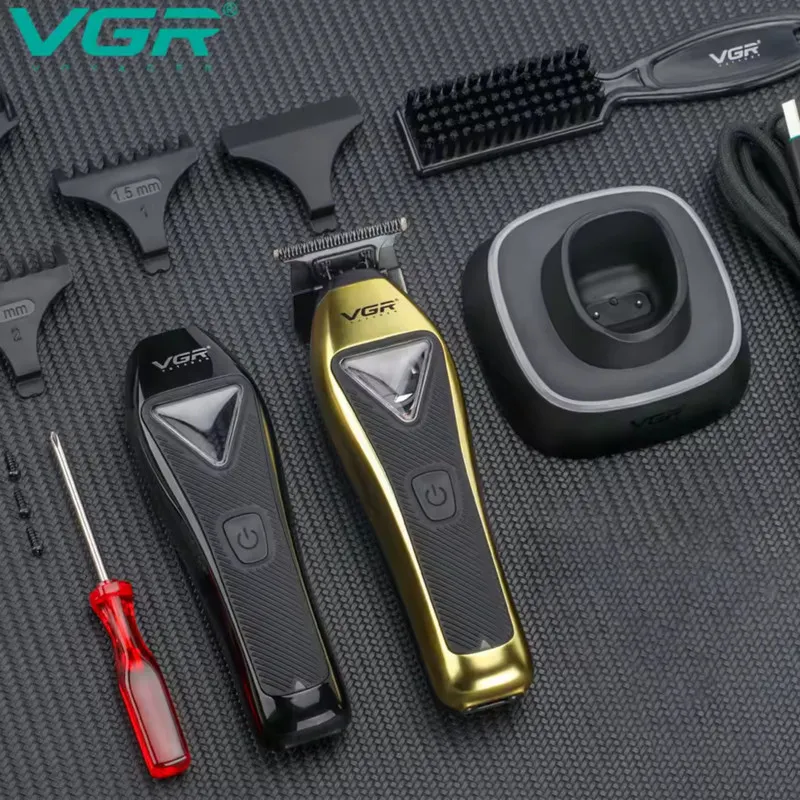 ماشین اصلاح موی سر و صورت شارژی وی جی ار مدل V-994 - تصویر 6