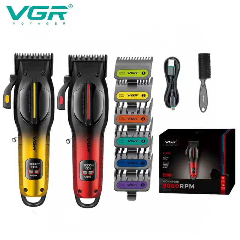 ماشین اصلاح موی سر و صورت شارژی وی جی ار مدل V-026 - تصویر 4