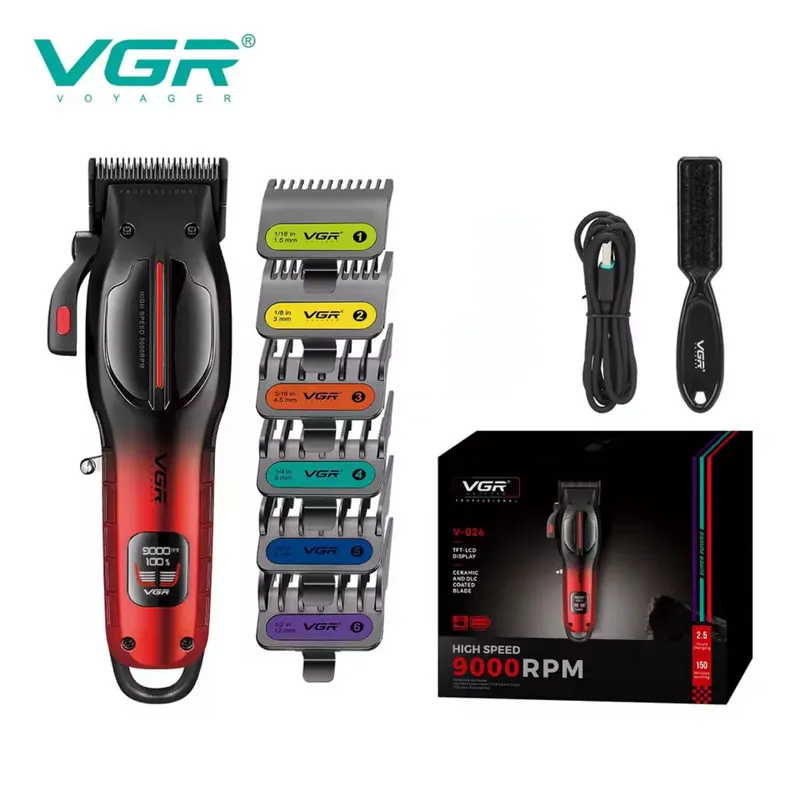 ماشین اصلاح موی سر و صورت شارژی وی جی ار مدل V-026 - تصویر 5