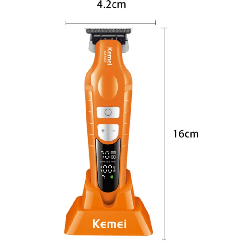 ماشین اصلاح موی سر و صورت شارژی کیمی مدل KM-8543 مجموعه 2 عددی - تصویر 3