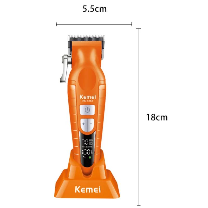 ماشین اصلاح موی سر و صورت شارژی کیمی مدل KM-8543 مجموعه 2 عددی - تصویر 5