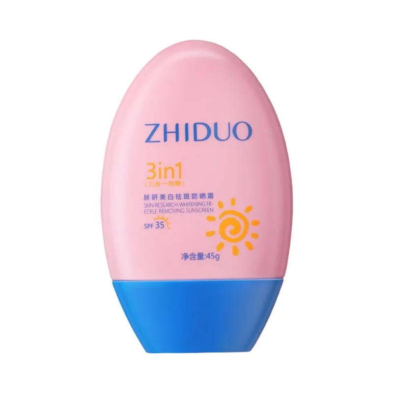 کرم ضد آفتاب بی‌رنگ دست و صورت ژیدو SPF 35 مدل 3in1 محافظ UVA ،UVB و PA+++، ضد حساسیت، ضد چروک و ضد پیری، مناسب برای انواع پوست‌ حجم 45 میلی لیتر
