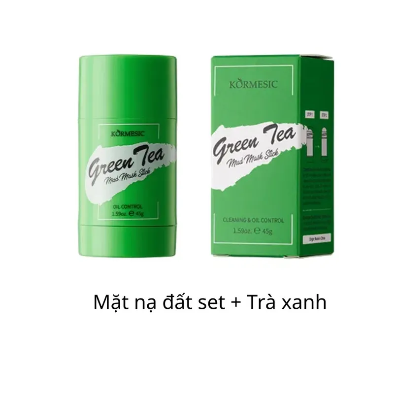 ماسک صورت کورمسیک مدل چای سبز مناسب برای پوست چرب وزن 45 گرم - تصویر 5