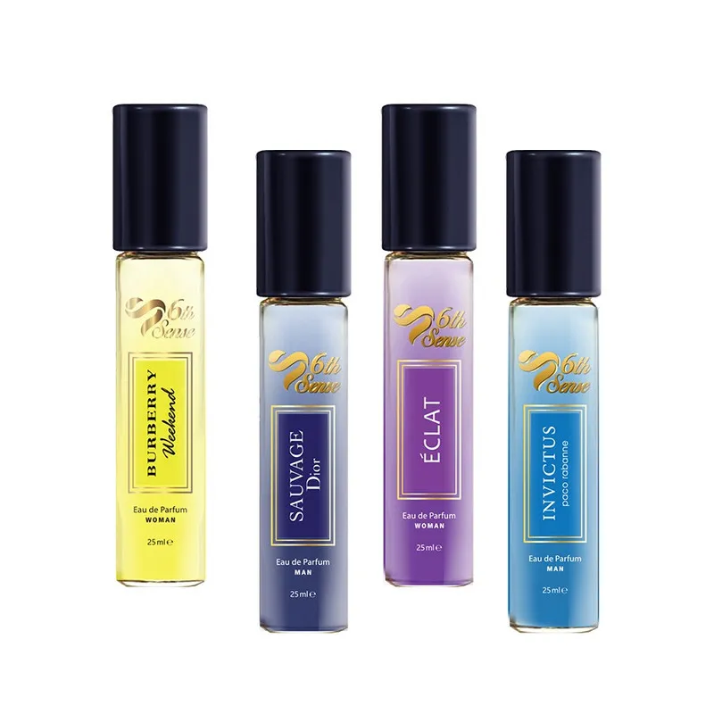 عطر جیبی سیکس سنس مدل 01 حجم 25 میلی لیتر مجموعه 4 عددی - تصویر 2