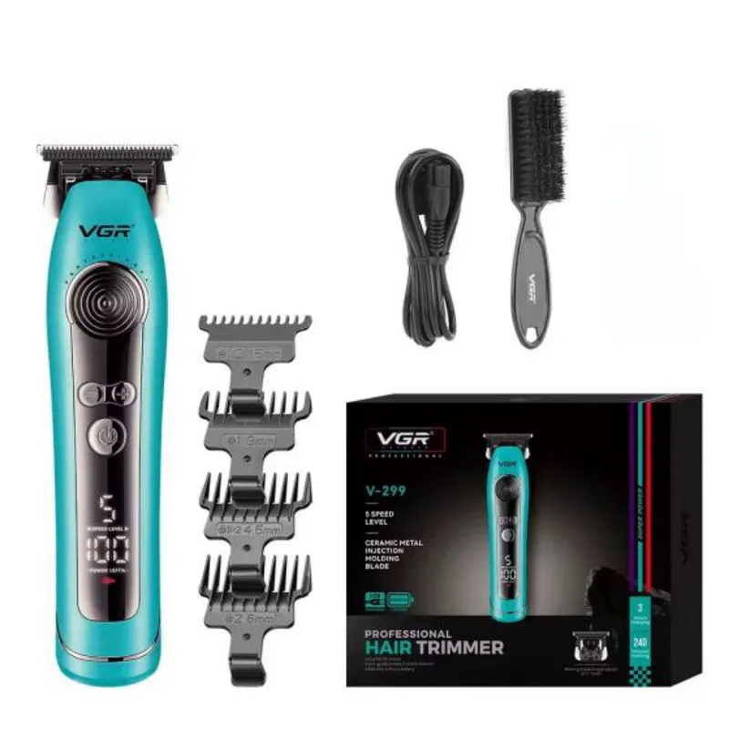 ماشین اصلاح موی سر و صورت شارژی وی جی ار مدل V-299 - تصویر 3
