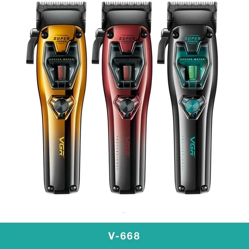 ماشین اصلاح موی سر  شارژی وی جی ار مدل V-668 - تصویر 2